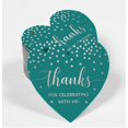 thumbnail image 2 of Inkdotpot Pack Of 100 Thanks For Celebrating With Me Birthday Favor Paper Tags Craft Real Silver Foil Hang Tags, 2 of 6