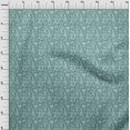 thumbnail image 3 of oneOone Silk Tabby Fabric Leaves & Floral Block Decor Fabric Printed BTY 42 Inch Wide, 3 of 4