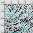 thumbnail image 2 of oneOone Cotton Poplin Turquoise Blue Fabric Block Fabric For Sewing Printed Craft Fabric By The Yard 56 Inch Wide, 2 of 5