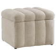 thumbnail image 1 of Bouclair Pouf Beige avec Rangement, 1 of 6