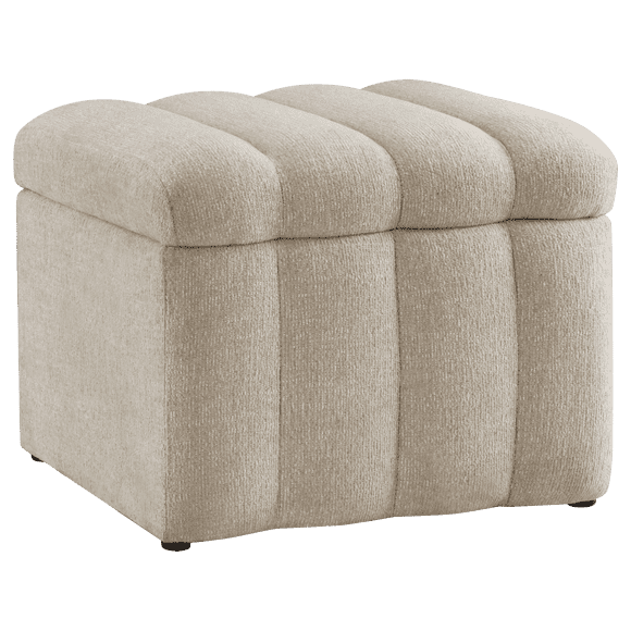 Bouclair Beige Ottoman with Storage