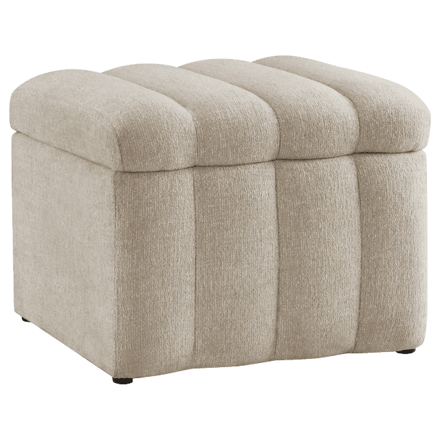 Bouclair Pouf Beige avec Rangement