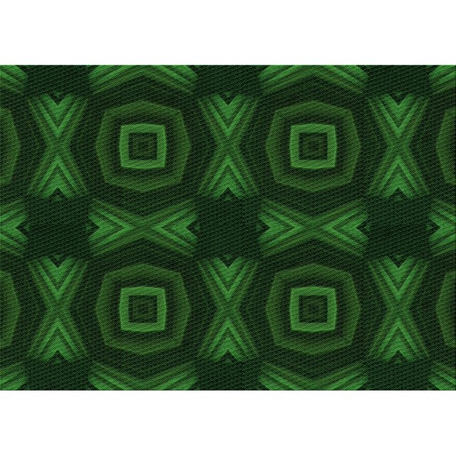 Ahgly Tapis Rectangulaire Lavable en Machine Vert Transitionnel, 5 Pieds x 8 Pieds