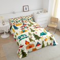 thumbnail image 4 of Erosebridal Rustic Camper Bedding Full Comforter Set, Happy Camping Down Comforter, Cartoon Car Decor, Lightweight, 4 of 8
