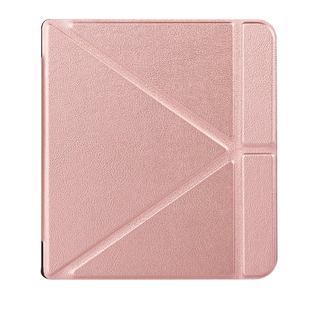 Cameland Étui à Rabat Intelligent en Cuir Multi-Pli + Support pour Kobo Libra H2O 7,0 Po