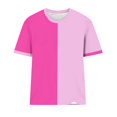 thumbnail image 4 of Offre à Durée Limitée Iumwxz T-Shirt Classique Décontracté Basique Blouses Femmes Tunique à Blocs de Couleur Manches Courtes Col Rond pour Femmes Offres du Jour Usage Quotidien Décontracté, 4 of 4