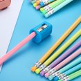 thumbnail image 4 of Unique Bargains Round Pencils, 48 Pack HB Graphite Pencils with Eraser Wood Pencils Cute Pencil for Classroom, Light Green, 4 of 6