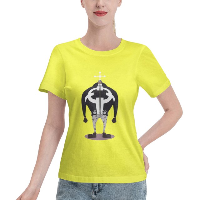 T-Shirt Basique à Manches Courtes pour Femme une Pièce Grand Ours