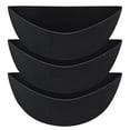 thumbnail image 2 of Flower Pots Outdoor Half Round Basket Liner, 3PCS Reusable Fabric Plant Pot Padding for Window Box Vegetable Planter, Garden Pots and Planters, 2 of 2