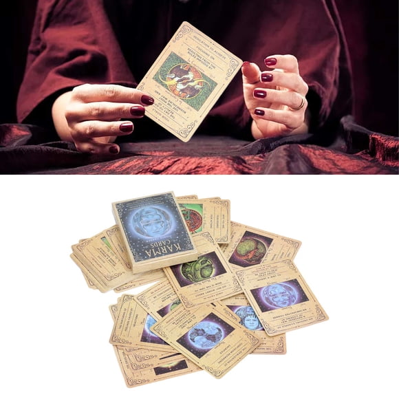 YSTINNG Tarot Deck Portable 36 Complete Fate Divination Tarot Reading Cards Deck for Beginners for Game B311-294