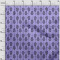 thumbnail image 2 of oneOone Polyester Spandex Purple Fabric Asian Floral Block Fabric For Sewing Printed Craft Fabric By The Yard 56 Inch Wide, 2 of 3