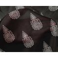 thumbnail image 4 of oneOone Silk Tabby Fabric Paisley Block Printed Craft Fabric BTY 42 Inch Wide, 4 of 4
