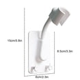 thumbnail image 4 of Shower Bracket Without Punching Fixture Hanging Shower Head Children'S Rain Shower Head Bathroom Wall Flower Base, 4 of 7