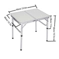 thumbnail image 3 of Portable Folding Camping Table Aluminum Outdoor Folding Table for Picnic, 3 of 8