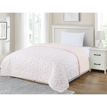 Mainstays Floral Leopard Reversible Comforter Twin