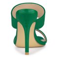 thumbnail image 3 of BLISSFUL STEP Women's Open Toe Stiletto Slide Heeled Sandals, 3 of 5