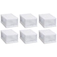 thumbnail image 1 of Sterilite Modular Stacking Storage Drawer Container Closet (6 Pack), 1 of 12