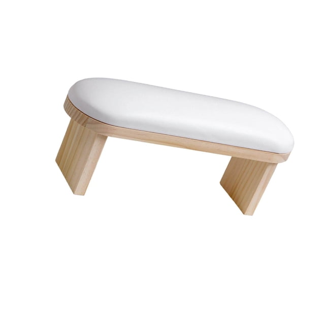 tredstone Oreiller Repose-Bras en PU Lavable pour Manucure Salon de Manucure Haute Blanche