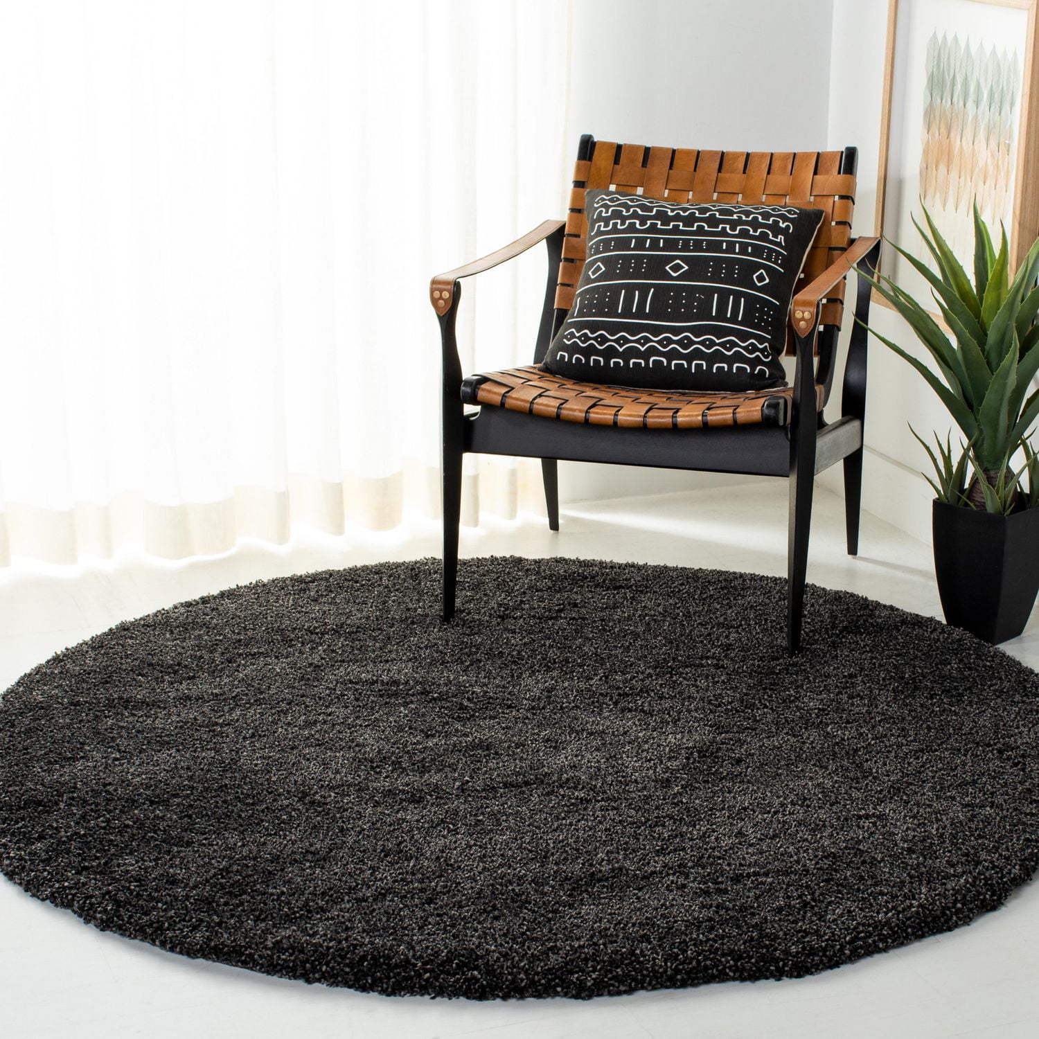 Safavieh Milan Harlow Tapis Peluche Solide Shag