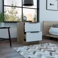 thumbnail image 3 of TUHOME Table de Nuit Kaia Tables de Nuit en Bois d'Ingénierie Multicolores, 3 of 9
