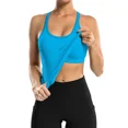 thumbnail image 3 of Charmo Women's Ribbed Camisole Workout Tank Tops with Built in Bra Basic Undershirt, 3 of 7