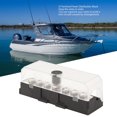 thumbnail image 3 of Bloc de Distribution d'Énergie 12 Bornes, Base de Flamme 12pc M4 Borniers à Vis 100A avec 2 Vis pour Camions RVs Bateaux, 3 of 8