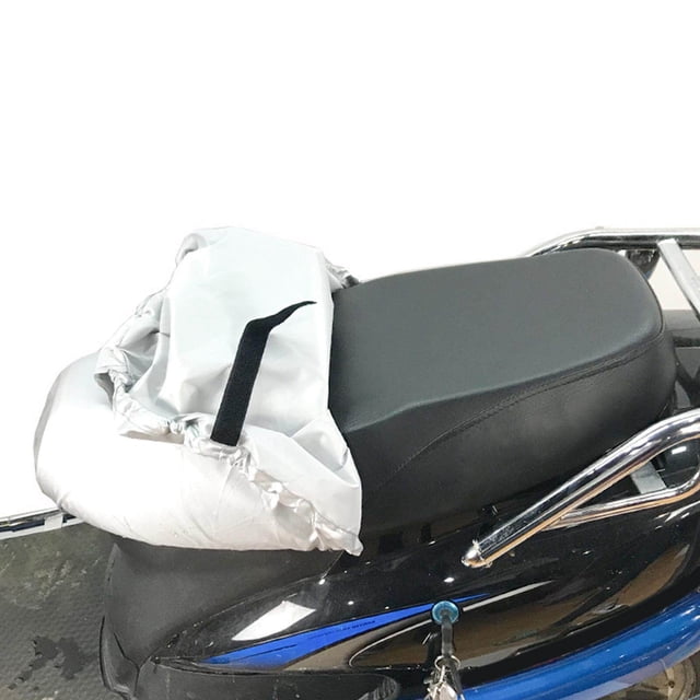 Motorcycle Seat Cover Motorbikes Waterproof Mopeds Pad UV Protector Protector Black 2XL