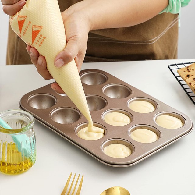Oleegame 1PC Large Thickened 100Pcs Disposable Tipless Piping Bags And Bag Icing Bags For Cookies Decorating Cupcake