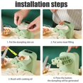 thumbnail image 4 of 6 Pcs Machine à Dumplings 3 Modes Automatique avec Cuillère Brosse Facile à Nettoyer, 4 of 11
