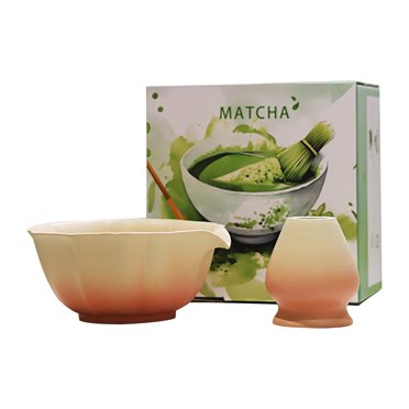 Ensemble de Matcha Kit Traditionnel Japonais Ensemble de Matcha : Kit Complet avec Bol de Matcha, Fouet et Support pour la Préparation Cérémoniale du Thé, Idéal pour Débutants et Passionnés Ensemble de Matcha Fouet et Bol Harlik
