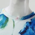 thumbnail image 2 of XZNGL T-shirt à Manches Courtes pour Femmes, Mode d'Été, Imprimé, Col Rond, Haut Ordinaire, 2 of 5