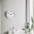 thumbnail image 3 of YOPTOP Wall Clock  Modern Wall Clocks Battery Operated  10 Inch Simpel Silent Non-Ticking Clock Decorative for Kitchen  Office  Outdoor  Bedroom  Living Room  School  Classroom,white, 3 of 6