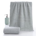thumbnail image 1 of pstuiky Velvet Face Towel Soft & Absorbent Facial Cloth for Gentle Cleansing Solid Color Bath Towel for Daily Skincare Routine, 1 of 3