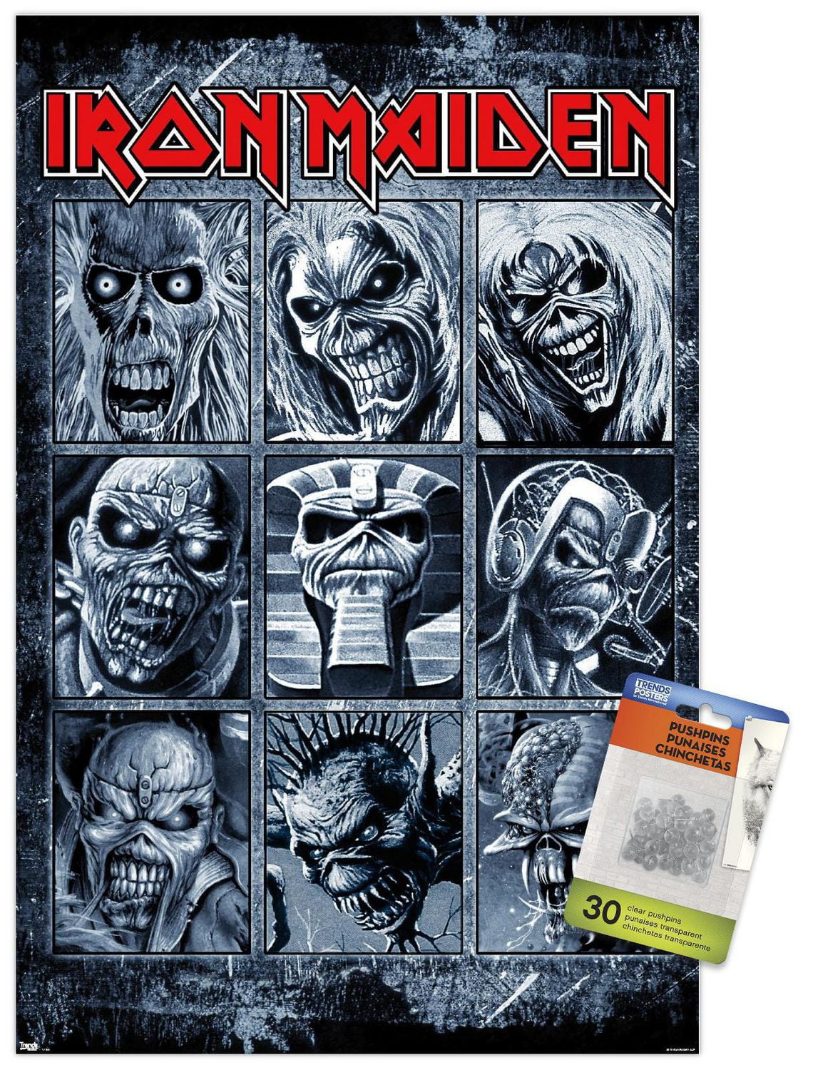 Iron Maiden - Grid Wall Poster