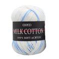 thumbnail image 1 of zanvin Fil de Coton et Laine Doux Coloré pour Bébé, 50 g, 1 of 1