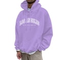 thumbnail image 1 of LUOGENLI Chandails à Capuche pour Hommes Graphique Rose Hommes Automne et Hiver Mode Décontractée Lettres Partie Imprimée Chandail à Capuche à Enfiler Manches Longues Chandail à Capuche Hauts Fermeture Éclair Complète Chandails à Capuche pour Hommes Camouflage Violet Taille TTG, 1 of 5