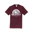 thumbnail image 1 of Gravity Outdoor Co. Short-Sleeve T-Shirt - Maroon - White Logo - Large, 1 of 1