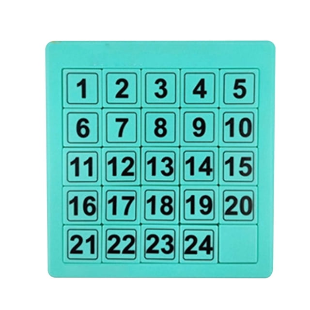Educational Sliding Number Puzzle Game Brain Teaser for Math Learning and Skill Development