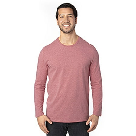T-Shirt à Manches Longues pour Hommes - Marron Chiné - m