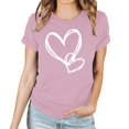 thumbnail image 4 of LSLJS T-shirt Imprimé « Lover Love » pour Femme à Col Rond, Manches Courtes, Haut, Cadeaux pour Femmes, 4 of 4