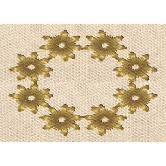 Ahgly Company Machine Washable Indoor Rectangle Transitional Vanilla Gold Area Rugs, 5' x 8'