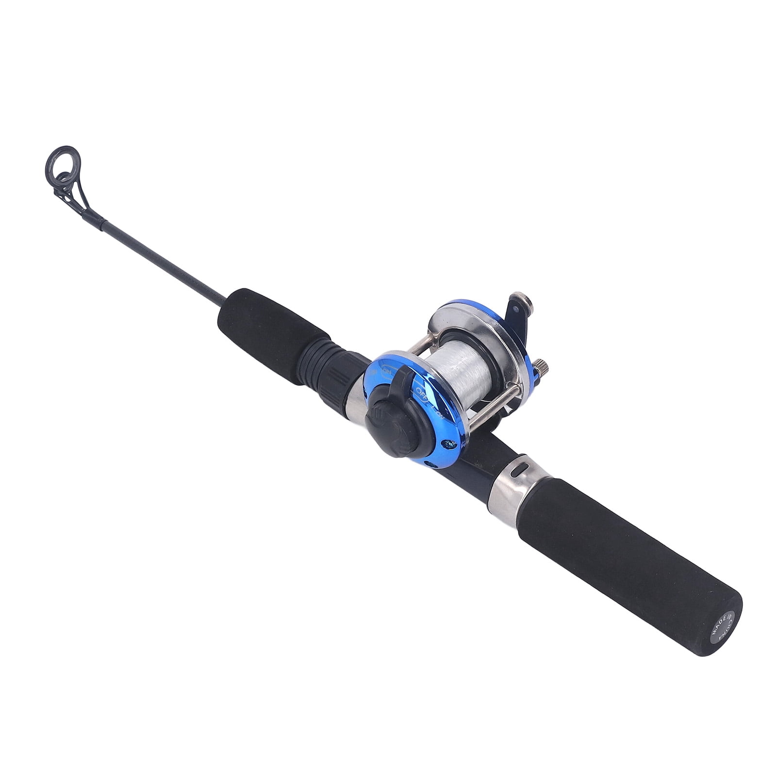 Ice Fishing Rod Kit, Fishing Rod Reel Hooks And Spoon 50cm Rod Excellent Sensitivity Repeated Grinding Hooks  For Outdoor