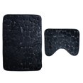thumbnail image 1 of 2 Pcs Tapis Absorbant en Mousse à Mémoire de Forme en Forme de U pour Salle de Bain Toilettes, 1 of 1