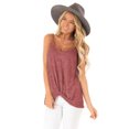 thumbnail image 2 of Timegard Camisoles pour Femmes Col Rond Bretelles Spaghetti Nœud Confortable Chic Décontracté Sans Manches Hauts Blouse, 2 of 7