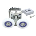thumbnail image 3 of Pair of 25mm Replacement Sliding Shower Door Bottom Rollers Runner Wheels, 3 of 8