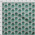 thumbnail image 4 of oneOone Velvet Dark Green Fabric Leaves & Clover Craft Projects Decor Fabric Printed By The Yard 58 Inch Wide-Z2, 4 of 5
