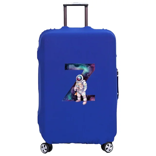 Luggage Cover Washable Case Cover Protective Case Scratch Proof Case Cover Suitable for Astronaut Print Pattern Fits 18-32 Inch 8astronaut letter Z XL
