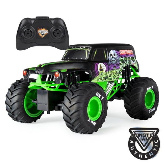 Monster Jam, Official Grave Digger Remote Control Truck 1:15 Scale, 2.4GHz
