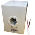 thumbnail image 1 of In-Wall Speaker Cable 500ft 18 AWG FT6 in pull-thru box white, 1 of 1
