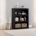 thumbnail image 4 of Yiwa Farmhouse Style Bookcase, Tall Rustic Wood Display Shelf with Open Storage for Home Office or Living Room, 4 of 5